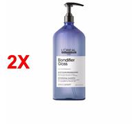 2 X L'OREAL PROFESSIONNEL PARIS BLONDIFIER GLOSS professional shampoo 1500 ml