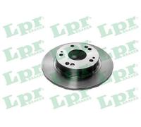 2x Disco freno pieno H1013P LPR per HONDA CIVIC VIII Hatchback