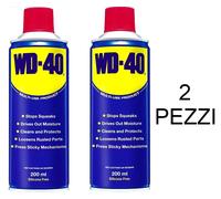 2 X LUBRIFICANTE DETERGENTE SBLOCCANTE PROTETTIVO WD-40 SPRAY 200 ML MULTIUSO
