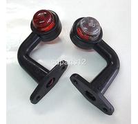 2 X Luce Perimetrale Ingombro Led Laterali Bianco Rosso 12/24v Camion Rimorchi