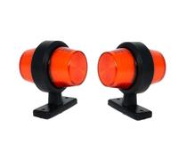 2 x Luci di Posizione Neon LED Giallo/Giallo Luci Specchio 24V Camion Bus Van...