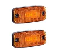 2 X Luci Indicatori Laterali LED Amber 12/24V Per Scania MAN DAF Ford