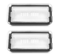 2 x luci posteriori per targa auto, copertura trasparente per Fiat 500, Abarth 500 2007-2022 | OEM 51800482