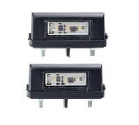 2 x luci targa LED lampade nero 12 V 24 V e contrassegnati per camion rimorchio ribaltabile Van camper camion caravan Bus