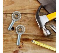 2 X M10 X 1.5 Maschile Asta Terminale Giunto Sferico Destra Filo 10mm Metriche