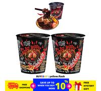 2 x Mamee Daebak Instant Ramen Noodle Korean Ghost Pepper HOT SPICY CHICKEN 80 g