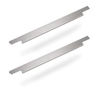 2 x Maniglie Profilio di Mobili BLANKETT Slim 895 mm alluminio cromo opaco profilo d'maniglia (viene vitato all'interno del fronte) da Sotech