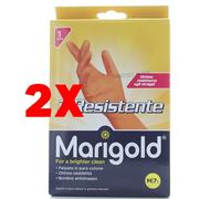 6x Marigold Guanti Il Resistente 7 1/2 Media