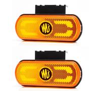2 X Marker Neon LED Ambra 12/24V Luci Con Effetto A Terra Per Camion Rimorchio