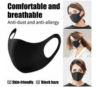 2 x Maschera viso traspirante lavabile riutilizzabile