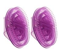 2 x Massaggiatore per ventre, in silicone, manuale per massaggi meridiani, massaggiatore portatile in silicone per piedi, gambe, mani, collo, muscoli, braccia, per alleviare l'affaticamento muscolare