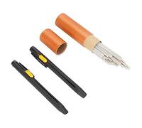 2 X Matite Bianche per Segni di Cucito con 20 X Pennarelli per Tessuti a Gesso, Matita a Scomparsa, Set di Cartucce per Matite a Gesso Ricaricabili, per Gesso Multifunzionale, Pennarelli per Tessuti S