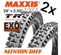 2 X Maxxis Minion Dhf 29x2,5'' MTB Dh Ebike Bici Copertoni Exotubeless Pronto