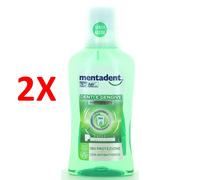 2 X Mentadent Colluttorio Denti E Gengive 300 Ml 18h Di Protezione