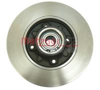 2 x METZGER 6110723 Disco freno per CITROËN,PEUGEOT