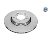 2x Disco freno Assale posteriore ventilato 115 523 0036/PD MEYLE per AUDI VW