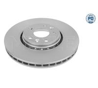 2 x MEYLE 16-15 521 0043/PD Disco freno per RENAULT