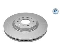 2 x MEYLE 215 523 0037/PD Disco freno per FIAT