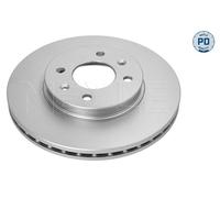 2x Originale MEYLE Disco Freno 37-15 521 0041 / Pd per Hyundai Kia