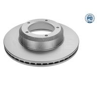 2x Disco freno Assale anteriore ventilato 45-15 521 0004/PD MEYLE per LAND ROVER