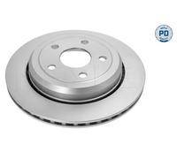 2x Disco freno Assale posteriore ventilato 57-15 523 0006/PD MEYLE per JEEP