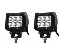 2 x Mini Barra Luminosa LED 9-32V DRL Offroad 18W Epistar Camion SUV Auto Bug...