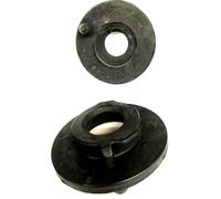 2 X MOLLA BOBINA POSTERIORE SUPPORTI INFERIORI TAMPONE IN GOMMA PER VW...