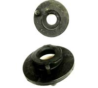 2 X MOLLA BOBINA POSTERIORE SUPPORTI INFERIORI TAMPONE IN GOMMA PER VW AUDI...