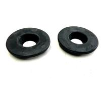 2 X MOLLA BOBINA POSTERIORE SUPPORTI SUPERIORI TAMPONE GOMMA VW AUDI mk2 SEAT...