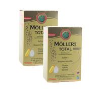 2 x Mollers Total Plus Omega 3, vitamine, minerali ed erbe - SPEDIZIONE GRATUITA