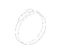 2 x morsetto interno originale nuovo 55,5 x 7 x 0,6 Audi VW Seat Skoda N10862...