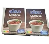2 x mousse al cioccolato fondente 125 g (2 x 4,41 once) Alsa di Dr. Oetker Po...