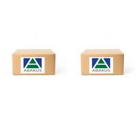 2 x Mozzo ruota ABAKUS per FORD FOCUS II, FOCUS MK2, MONDEO IV, MONDEO MK4