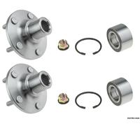 2 X Mozzo Ruota Anteriore & Cuscinetto Montaggio per Ford C-Max 2010-2019