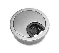 2 X Mprofi MT® Passacavi per Scrivania-Organizzatore per Mobili per Ufficio-Passacavi in Metallo-Organizzatore per Scrivania-Scatola Cavi-Tappo Passacavi Per Scrivania-Uscita Cavi-Inox Ø60mm