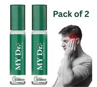 2 X My Dr. Olio per il dolore Mal di testa Roll On Tutti i tipi Mal di...