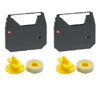 2 X Nastro Tg. 322C + 143 Sollevare Brunsviga M1 M5 Md Walter TW100 Ribbon