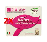 2 X Natura Amica Lisciva Con Sapone Di Marsiglia Naturale Multiuso Sgrassante D