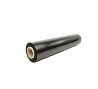 2 x Neri Stretch Wrap Lamina 3kg/500mm 23µm Pacco Imballaggio Cling Shrink