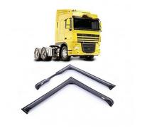 2 x nero finestra vento pioggia sole repellente per DAF XF105 LHD