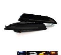 2 x Nero Fumato Lente Indicatore Laterale Paraurti LED Daytime Running Light DRL Per 2008-14 Scirocco MK3