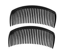 2 x Nero Grande 90mm Lato Pettini Fermacapelli Rendendo Matrimonio Festa Fascinator's Crea