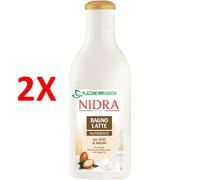 2 X Nidra Bagnoschiuma Latte Nutriente Argan 750 Ml