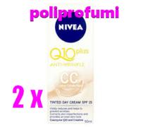2 x NIVEA Q10 PLUS ANTI-WRINKLE CC Colour Correction SPF15 ml50