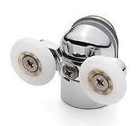 2 X Novellini Rulli Di Porta Doccia Doppia Top/Runners/Wheels 23Mm RU2