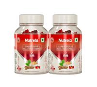 2 X Nutrela Ashwagandha Sleep 30 Gomma Supporta Sonno Riposante e Sollievo da...