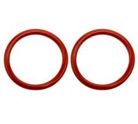 2 X O-ring 32 X 4 mm rosso silicone guarnizione interno 32 mm esterno 40 mm