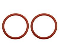 2 X O-Ring 38 X 4 mm rosso silicone guarnizione interna 38 mm esterno 46 mm