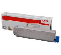 2 X OKI C822C CIANO 44844615 ORIGINALE TONER PER OKI C822,C822N,C822DN CAPACITA'