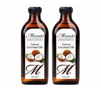 2 X Olio di Cocco Biologico Puro 150ml Per Idratante Pelle & Crescita Capelli